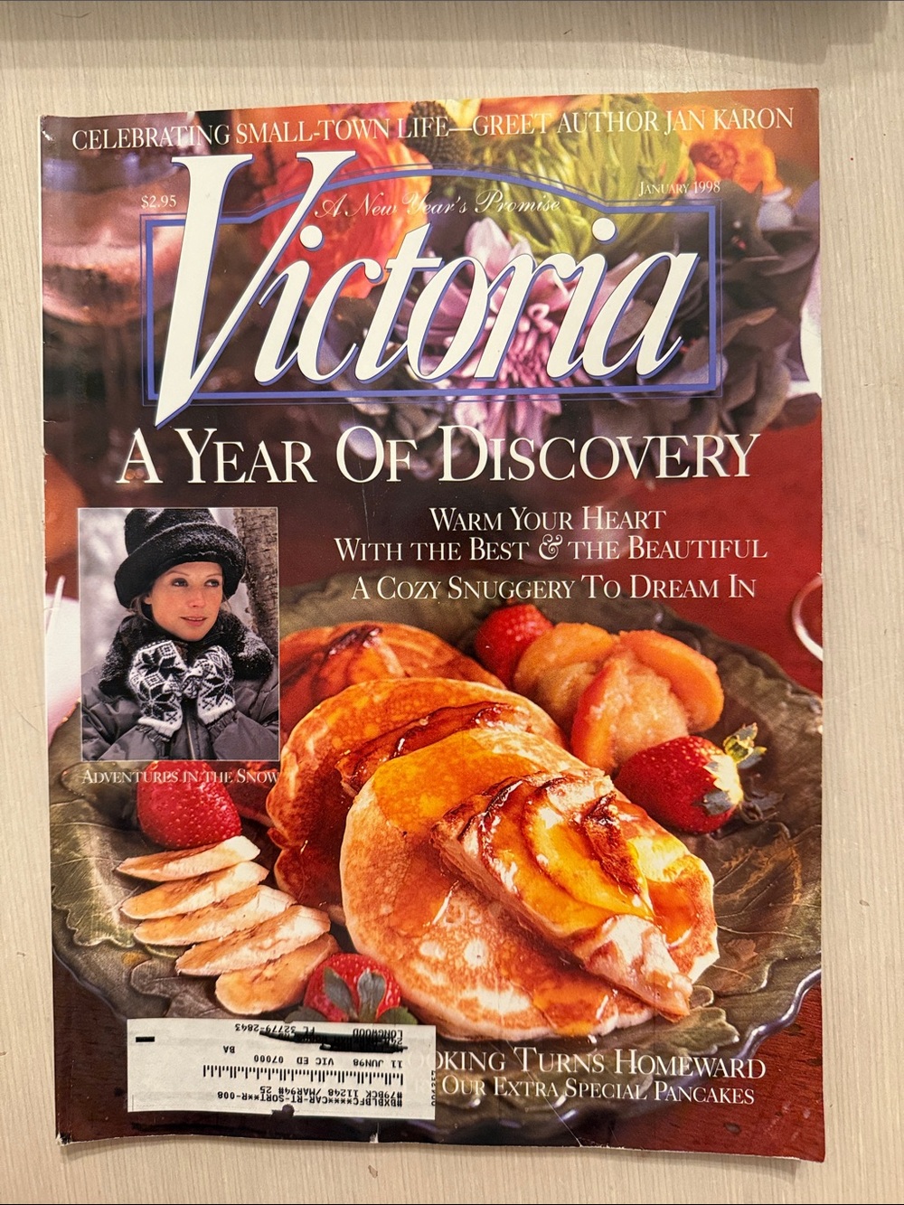 Victoria Magazine "A Year of Discovery" - Floral Cover Pancake January 1998